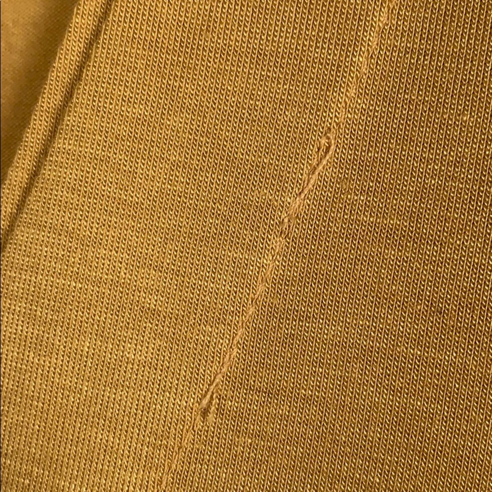 Medium Cable & Gauge mustard gold 3/4 sleeves - Picture 4 of 5